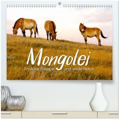 CALVENDO Mongolei Endlose Steppe und wilde Natur. (hochwertiger Premium Wandkalender 2026 DIN A2 quer), Kunstdruck in Hochglanz: Eine unbeschreibliche Reise durch ein unbekanntes Land. ( Orte) CALVENDO Mongolei Endlose Steppe und wilde Natur. (hochwertiger Premium Wandkalender 2026 DIN A2 quer), Kunstdruck in Hochglanz: Eine unbeschreibliche Reise durch ein unbekanntes Land. ( Orte)