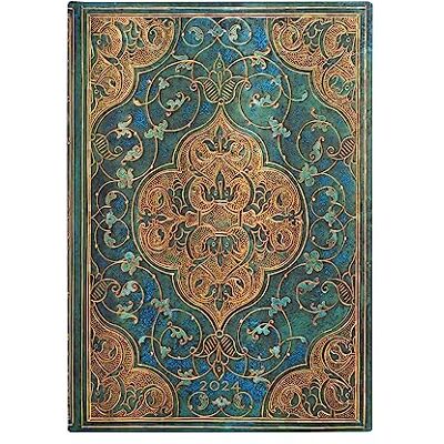 Paperblanks 12-Monatskalender 2024 Chroniken in Türkis Horizontal Midi (130 × 180 mm) Paperblanks 12-Monatskalender 2024 Chroniken in Türkis Horizontal Midi (130 × 180 mm)