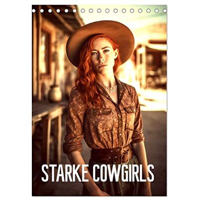 CALVENDO Starke Cowgirls (Tischkalender 2026 DIN A5 hoch), Monatskalender: Cowgirls Western Frauen ( Menschen) CALVENDO Starke Cowgirls (Tischkalender 2026 DIN A5 hoch), Monatskalender: Cowgirls Western Frauen ( Menschen)