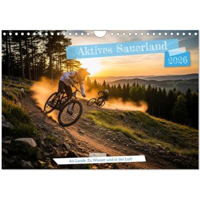 CALVENDO Aktives Sauerland (Wandkalender 2026 DIN A4 quer), Monatskalender: Entdecke das Aktive Sauerland Dein Kalender für 2026! ( Natur) CALVENDO Aktives Sauerland (Wandkalender 2026 DIN A4 quer), Monatskalender: Entdecke das Aktive Sauerland Dein Kalender für 2026! ( Natur)