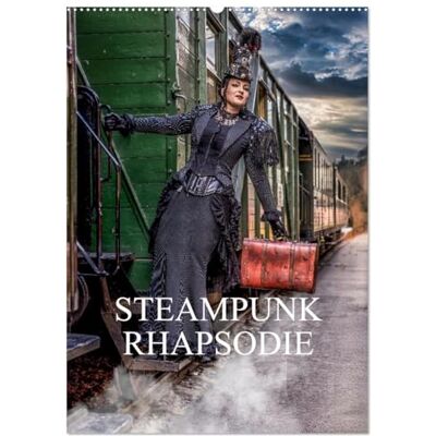 CALVENDO Steampunk Rhapsodie (Wandkalender 2026 DIN A2 hoch), Monatskalender: Steampunk trifft Fotokunst: Ein Kalender voller Fantasie und Eleganz Mode, nostalgischen Kulis ( Menschen) CALVENDO Steampunk Rhapsodie (Wandkalender 2026 DIN A2 hoch), Monatskalender: Steampunk trifft Fotokunst: Ein Kalender voller Fantasie und Eleganz Mode, nostalgischen Kulis ( Menschen)