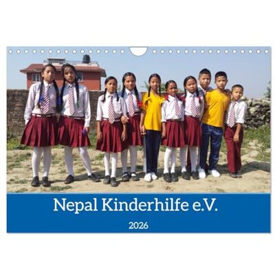 CALVENDO Kalender der Nepal Kinderhilfe e.V. (Wandkalender 2026 DIN A4 quer), Monatskalender: Nepals Kinder Zukunft durch Bildung ( Menschen) CALVENDO Kalender der Nepal Kinderhilfe e.V. (Wandkalender 2026 DIN A4 quer), Monatskalender: Nepals Kinder Zukunft durch Bildung ( Menschen)