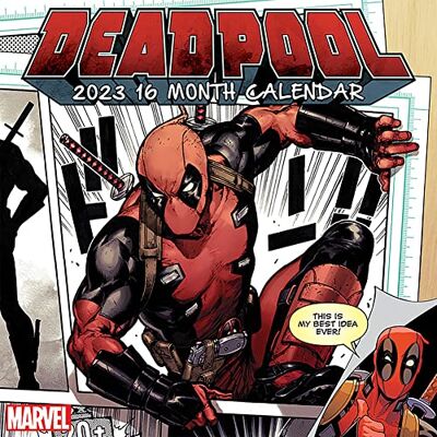 Pyramid Deadpool Kalender 2023 Offizieller Kalender 2023, 12 Monate, original englische Ausführung. Pyramid Deadpool Kalender 2023 Offizieller Kalender 2023, 12 Monate, original englische Ausführung.