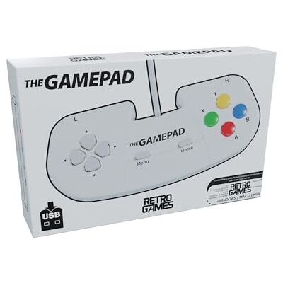 The Gamepad White (for THEC64 Mini, THEA500 Mini, PC, Mac and Linux) The Gamepad White (for THEC64 Mini, THEA500 Mini, PC, Mac and Linux)