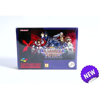 Unholy Night The Darkness Hunter PAL neues SNES Game/ new SNES Game blue cartdridge/ blaues Modul Unholy Night The Darkness Hunter PAL neues SNES Game/ new SNES Game blue cartdridge/ blaues Modul