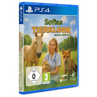Aerosoft Sofias Tierklinik – Einsatz im Wildtierpark (PS4) Realistische Tierpflege Simulation Wildtier- und Tierarzt Videospiel Pflege, Behandlung & Tierliebe Aerosoft Sofias Tierklinik – Einsatz im Wildtierpark (PS4) Realistische Tierpflege Simulation Wildtier- und Tierarzt Videospiel Pflege, Behandlung & Tierliebe
