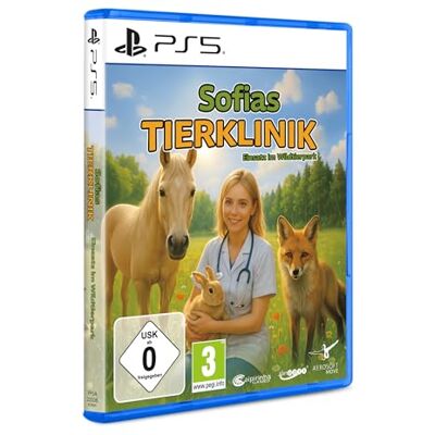 Aerosoft Sofias Tierklinik – Einsatz im Wildtierpark (PS5) Realistische Tierpflege Simulation Wildtier- und Tierarzt Videospiel Pflege, Behandlung & Tierliebe Aerosoft Sofias Tierklinik – Einsatz im Wildtierpark (PS5) Realistische Tierpflege Simulation Wildtier- und Tierarzt Videospiel Pflege, Behandlung & Tierliebe