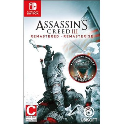 Nintendo UbiSoft(World) Assassin's Creed III: Remastered (Import Version: North America) Switch PS4 Nintendo UbiSoft(World) Assassin's Creed III: Remastered (Import Version: North America) Switch PS4