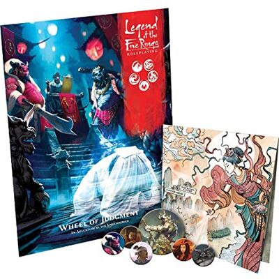 Edge Legend of The Five Rings RPG: Wheel of Judgement, RPG, ab 14 Jahren, 3-5 Spieler Edge Legend of The Five Rings RPG: Wheel of Judgement, RPG, ab 14 Jahren, 3-5 Spieler