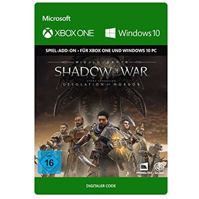 Middle-earth: Shadow of War Desolation of Mordor DLC Xbox One/Win 10 PC Download Code Middle-earth: Shadow of War Desolation of Mordor DLC Xbox One/Win 10 PC Download Code