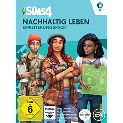 Die Sims 4 Nachhaltig Leben (EP9) Erweiterungspack PC/Mac VideoGame Code in der Box Deutsch Die Sims 4 Nachhaltig Leben (EP9) Erweiterungspack PC/Mac VideoGame Code in der Box Deutsch