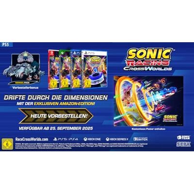 Sonic Racing: CrossWorlds Exklusive Amazon-Edition (PS5) Sonic Racing: CrossWorlds Exklusive Amazon-Edition (PS5)