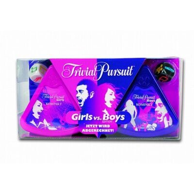 Hasbro Parker 45221100 Trivial Pursuit Kompakt Girls vs Boys Hasbro Parker 45221100 Trivial Pursuit Kompakt Girls vs Boys