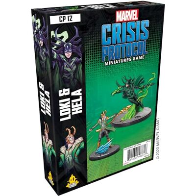 Atomic Marvel Crisis Protocol: Character Pack: Loki and Hela Miniature Game Atomic Marvel Crisis Protocol: Character Pack: Loki and Hela Miniature Game