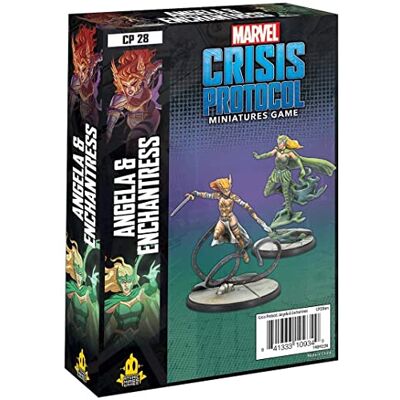 Atomic Marvel Crisis Protocol: Character Pack: Marvel Crisis Protocol: Angela and Enchantress Miniature Game Atomic Marvel Crisis Protocol: Character Pack: Marvel Crisis Protocol: Angela and Enchantress Miniature Game