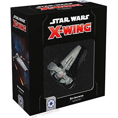 Atomic Fantasy Flight Games Star Wars X-Wing Second Edition: Separatist Alliance: Sith Infiltrator Expansion Pack Miniature Game Atomic Fantasy Flight Games Star Wars X-Wing Second Edition: Separatist Alliance: Sith Infiltrator Expansion Pack Miniature Game