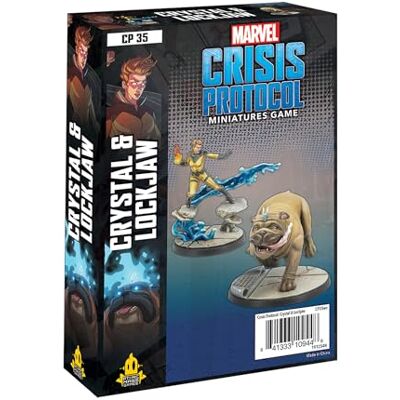 Atomic Marvel Crisis Protocol: Character Pack: Crystal and Lockjaw Miniature Game CP35en Atomic Marvel Crisis Protocol: Character Pack: Crystal and Lockjaw Miniature Game CP35en