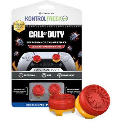 KontrolFreek Call of Duty® Deadshot Daiquiri für PlayStation – Performance Thumbsticks – Collector’s Edition – Ingame-Item – CoD Deadshot Standard PS5-Kit KontrolFreek Call of Duty® Deadshot Daiquiri für PlayStation – Performance Thumbsticks – Collector’s Edition – Ingame-Item – CoD Deadshot Standard PS5-Kit