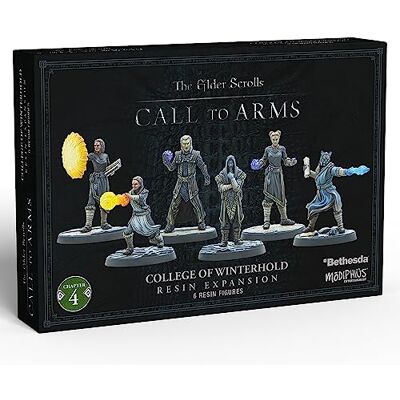 Modiphius Entertainment The Elder Scrolls: Call to Arms College of Winterhold Miniature Game Unpainted Modiphius Entertainment The Elder Scrolls: Call to Arms College of Winterhold Miniature Game Unpainted