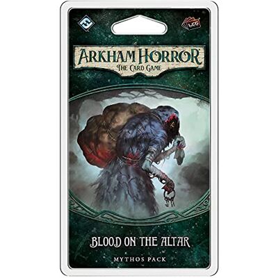 Fantasy Flight Games , Arkham Horror The Card Game: Mythos Pack 1.3. Blood on the Altar, Card Game, Ages 14+, 1 to 4 Players, 60 to 120 Minutes Playing Time Fantasy Flight Games , Arkham Horror The Card Game: Mythos Pack 1.3. Blood on the Altar, Card Game, Ages 14+, 1 to 4 Players, 60 to 120 Minutes Playing Time