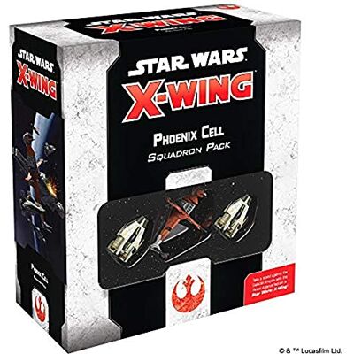 Atomic Fantasy Flight Games Star Wars X-Wing Second Edition: Star Wars X-Wing: Phoenix Cell Squadron Pack Miniature Game Atomic Fantasy Flight Games Star Wars X-Wing Second Edition: Star Wars X-Wing: Phoenix Cell Squadron Pack Miniature Game