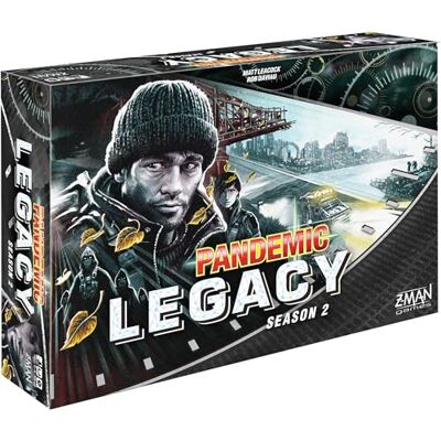 Asmodee Z-Man Games , Pandemic Legacy Season 2 Black Edition , Board Game , Ages 13+ , For 2 to 4 Players , 60 Minutes Playing Time Asmodee Z-Man Games , Pandemic Legacy Season 2 Black Edition , Board Game , Ages 13+ , For 2 to 4 Players , 60 Minutes Playing Time