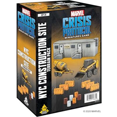 Atomic Marvel Crisis Protocol: NYC Construction Site Terrain EN Atomic Marvel Crisis Protocol: NYC Construction Site Terrain EN