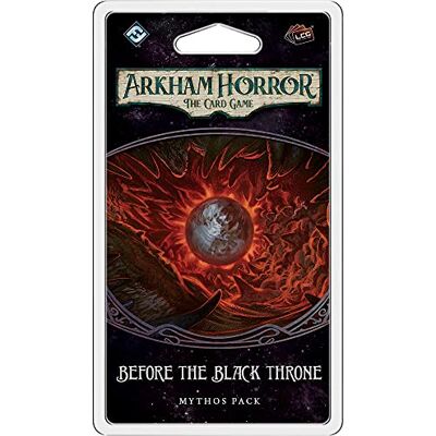 Fantasy Flight Games , Arkham Horror The Card Game: Mythos Pack 4.6. Before The Black Throne, Card Game, Ages 14+, 1 to 4 Players, 60 to 120 Minutes Playing Time Fantasy Flight Games , Arkham Horror The Card Game: Mythos Pack 4.6. Before The Black Throne, Card Game, Ages 14+, 1 to 4 Players, 60 to 120 Minutes Playing Time