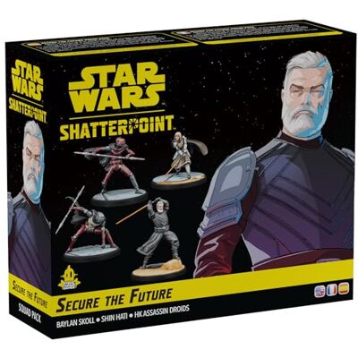 Asmodee , Star Wars: Shatterpoint – Secure the Future, Squad Pack, Tabletop Tactical miniatures game in the Star Wars universe for 2 players, 90-120 minutes, strategy game for ages 14+, multilingual Asmodee , Star Wars: Shatterpoint – Secure the Future, Squad Pack, Tabletop Tactical miniatures game in the Star Wars universe for 2 players, 90-120 minutes, strategy game for ages 14+, multilingual