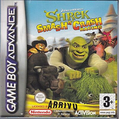 Nintendo SHREK SMASH N' CRASH RACING GBA Nintendo SHREK SMASH N' CRASH RACING GBA