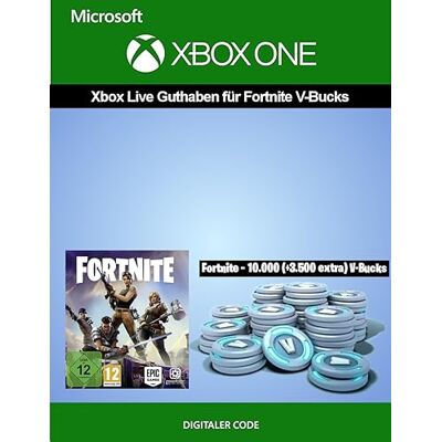 Xbox Live Guthaben für Fortnite 10.000 V-Bucks + 3.500 extra V-Bucks Xbox One Download Code Xbox Live Guthaben für Fortnite 10.000 V-Bucks + 3.500 extra V-Bucks Xbox One Download Code