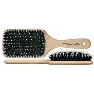 Hercules Paddle Brush, 11-reihig Haarpflegebürste aus Holz zum Entwirren, mit Wildschweinborsten und Polyamidstiften mit kleinen Kugelköpfen für gesundes Haar Farbe: Helles Holz Hercules Paddle Brush, 11-reihig Haarpflegebürste aus Holz zum Entwirren, mit Wildschweinborsten und Polyamidstiften mit kleinen Kugelköpfen für gesundes Haar Farbe: Helles Holz