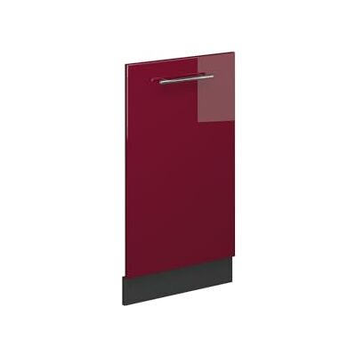 Vicco Geschirrspülblende Fame-Line, Bordeaux Hochglanz, 45 cm MDF-Front · Ohne Arbeitsplatte · ✓ Passend zur Küchenfront · Metallgriffe · Einfache Integration Vicco Geschirrspülblende Fame-Line, Bordeaux Hochglanz, 45 cm MDF-Front · Ohne Arbeitsplatte · ✓ Passend zur Küchenfront · Metallgriffe · Einfache Integration