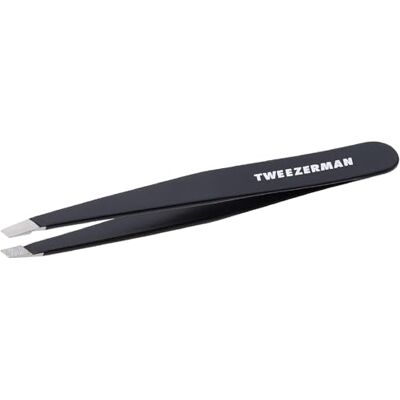 TWEEZERMAN Pinzette (handgeschliffene, schräge Präzisionsspitzen, Profi-Qualität, ergonomisch, für Augenbrauen, rostfreier Edelstahl) TWEEZERMAN Pinzette (handgeschliffene, schräge Präzisionsspitzen, Profi-Qualität, ergonomisch, für Augenbrauen, rostfreier Edelstahl)