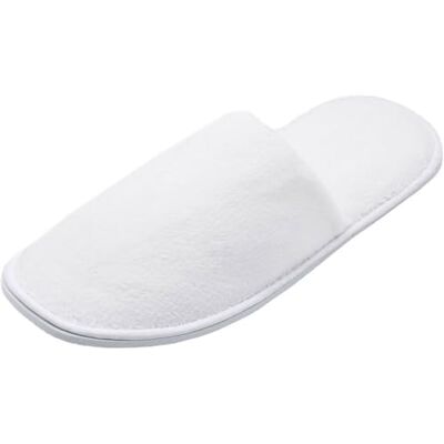 ZOLLNER 10 Paar Einwegslipper Gästehausschuh Frottierslipper für Reise, Spa, Sauna und Zuhause rutschhemmende Sohle geschlossene Spitze Einheitsgröße Hotelqualität, 386 ZOLLNER 10 Paar Einwegslipper Gästehausschuh Frottierslipper für Reise, Spa, Sauna und Zuhause rutschhemmende Sohle geschlossene Spitze Einheitsgröße Hotelqualität, 386