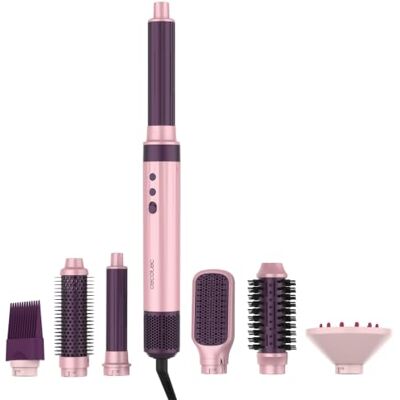 Cecotec Multistyler AirGlisse 8in1 CottonCandy, 8 Aufsätze, Coanda, 1400 W 110.000-U/min-BLDC-Motor, Anti-Frizz-Ionen, 4 Temperatur- und 3 Gebläsestufen, Diffusor, Zentrierdüse, Volumen- & Glättbürste Cecotec Multistyler AirGlisse 8in1 CottonCandy, 8 Aufsätze, Coanda, 1400 W 110.000-U/min-BLDC-Motor, Anti-Frizz-Ionen, 4 Temperatur- und 3 Gebläsestufen, Diffusor, Zentrierdüse, Volumen- & Glättbürste