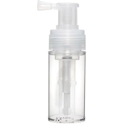 Zhhuoc Transparente 110 ml Pulver-Sprühflasche, leeres Puder, Reise-Kosmetik-Gebläse, nachfüllbarer Haarfaser-Applikator für Friseursalon, Zuhause, Schönheit, Mehrzweck, Styling-Produkte Zhhuoc Transparente 110 ml Pulver-Sprühflasche, leeres Puder, Reise-Kosmetik-Gebläse, nachfüllbarer Haarfaser-Applikator für Friseursalon, Zuhause, Schönheit, Mehrzweck, Styling-Produkte