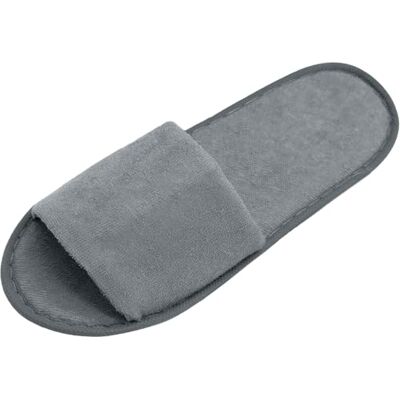 ZOLLNER Einwegslipper Gästehausschuh mit offener Spitze Frottierslipper für Reise, Spa, Sauna und Zuhause rutschhemmende Sohle Einheitsgröße Hotelqualität, 003 ZOLLNER Einwegslipper Gästehausschuh mit offener Spitze Frottierslipper für Reise, Spa, Sauna und Zuhause rutschhemmende Sohle Einheitsgröße Hotelqualität, 003