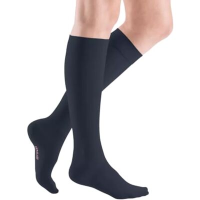 medi ven elegance Knielange Kompressionsstrümpfe Damen – Elegante Stützstrümpfe Damen mit geschlossener Spitze – Kompressionsstrümpfe Klasse 2 ohne Haftband medi ven elegance Knielange Kompressionsstrümpfe Damen – Elegante Stützstrümpfe Damen mit geschlossener Spitze – Kompressionsstrümpfe Klasse 2 ohne Haftband