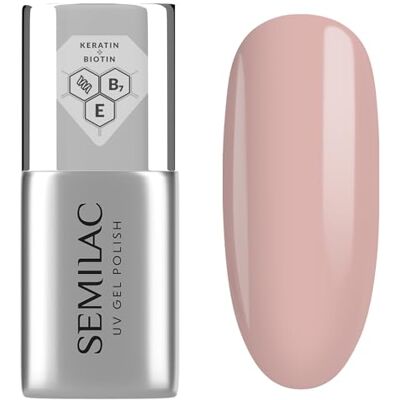 Semilac UV Nagellack Base Coat Care Base 7 ml – Stärkende Nagelbasis mit Keratin, Biotin & Vitamin E – Für brüchige, weiche & dünne Nägel – Beige-Rosé Ton Semilac UV Nagellack Base Coat Care Base 7 ml – Stärkende Nagelbasis mit Keratin, Biotin & Vitamin E – Für brüchige, weiche & dünne Nägel – Beige-Rosé Ton