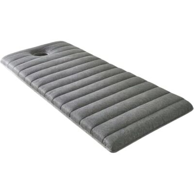 Nukinp Faltbare Latex-Massagetischauflage, 4 cm dick, atmungsaktiv, Massagetischauflage mit Gesichtsloch für Spa-Salon, 27, 56 x 74, 80 Zoll, Grau Nukinp Faltbare Latex-Massagetischauflage, 4 cm dick, atmungsaktiv, Massagetischauflage mit Gesichtsloch für Spa-Salon, 27, 56 x 74, 80 Zoll, Grau