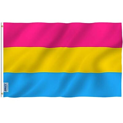 Anley Fly Breeze 3x5 Fuß Pansexual Pride Flag Lebendige Farbe und UV-beständig Canvas Header und doppelt genäht Omnisexuelle LGBT Flags Polyester mit Messingösen 3 x 5 Ft Anley Fly Breeze 3x5 Fuß Pansexual Pride Flag Lebendige Farbe und UV-beständig Canvas Header und doppelt genäht Omnisexuelle LGBT Flags Polyester mit Messingösen 3 x 5 Ft