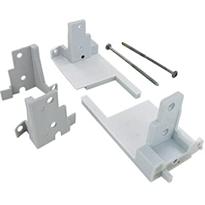 BILCOCQ Schwellenhalter - RAL 7035 - Packung mit 5 BILCOCQ Schwellenhalter - RAL 7035 - Packung mit 5