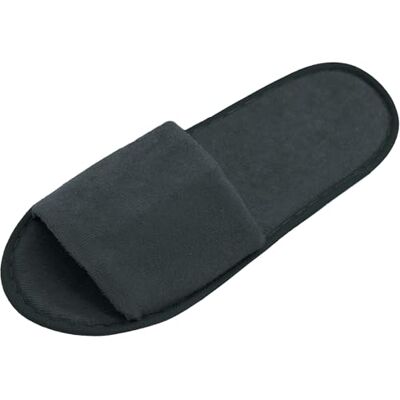 ZOLLNER Einwegslipper Gästehausschuh mit offener Spitze Frottierslipper für Reise, Spa, Sauna und Zuhause rutschhemmende Sohle Einheitsgröße Hotelqualität, 003 ZOLLNER Einwegslipper Gästehausschuh mit offener Spitze Frottierslipper für Reise, Spa, Sauna und Zuhause rutschhemmende Sohle Einheitsgröße Hotelqualität, 003