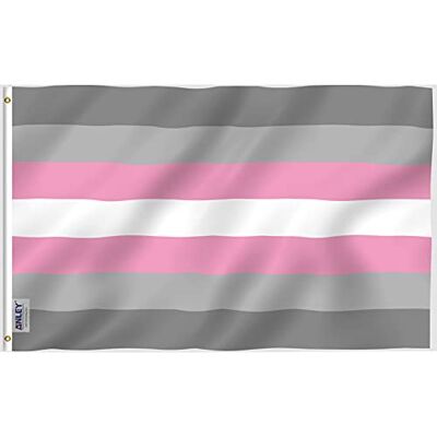 Anley Fly Breeze 3 x 5 Fuß Demiwoman Pride Flag – Lebendige Farbe und farbecht – Canvas Header und doppelt genäht – Demiwoman LGBT Flags Polyester mit Messingösen 3 x 5 Ft Anley Fly Breeze 3 x 5 Fuß Demiwoman Pride Flag – Lebendige Farbe und farbecht – Canvas Header und doppelt genäht – Demiwoman LGBT Flags Polyester mit Messingösen 3 x 5 Ft