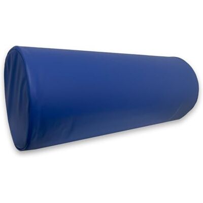 Quirumed Rollenkissen, 55 x 20 cm, Blau, Kunstleder, Ergonomisch, Schaumstoff Gepolstert, für Yoga, für Fitness, für Massage Quirumed Rollenkissen, 55 x 20 cm, Blau, Kunstleder, Ergonomisch, Schaumstoff Gepolstert, für Yoga, für Fitness, für Massage