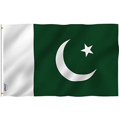 Anley Fly Breeze 3x5 Fuß Pakistan Flagge Lebendige Farbe und UV-beständig Leinwand Kopf- und Doppelnaht Republik Pakistan Flaggen Polyester mit Messingösen 3 x 5 Ft Anley Fly Breeze 3x5 Fuß Pakistan Flagge Lebendige Farbe und UV-beständig Leinwand Kopf- und Doppelnaht Republik Pakistan Flaggen Polyester mit Messingösen 3 x 5 Ft