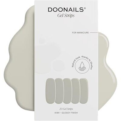 Doonails ® UV Gel Strips – Selbstklebende Nagelfolien für Gel Nägel zuhause – bis zu 3 Wochen Halt – 20 Strips in 10 Größen – Grün (Kiwi) Doonails ® UV Gel Strips – Selbstklebende Nagelfolien für Gel Nägel zuhause – bis zu 3 Wochen Halt – 20 Strips in 10 Größen – Grün (Kiwi)