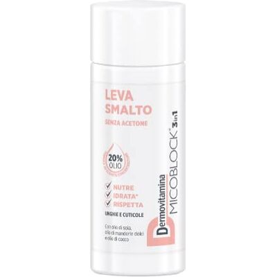 Dermovitamina Micoblock 3in1 Nagellackentferner 125 ml Acetonfrei Entfernt Spuren von Nagellack Acetonfrei mit 20% Öl Dermovitamina Micoblock 3in1 Nagellackentferner 125 ml Acetonfrei Entfernt Spuren von Nagellack Acetonfrei mit 20% Öl