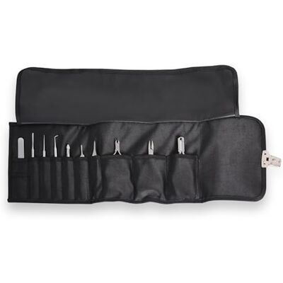 DZ Beauty Instruments Fußpflege Etui Podologie Aufbewahrungs Tasche Leer-Maniküre&Pediküre Kosmetik Instrumente Tasche (Etui mit Knopf) DZ Beauty Instruments Fußpflege Etui Podologie Aufbewahrungs Tasche Leer-Maniküre&Pediküre Kosmetik Instrumente Tasche (Etui mit Knopf)